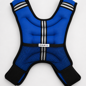 chaleco azul espalda