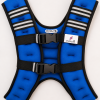 chaleco azul frontal