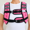 chaleco rosa frontal