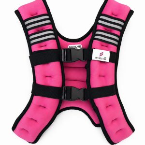 chaleco rosa frontal
